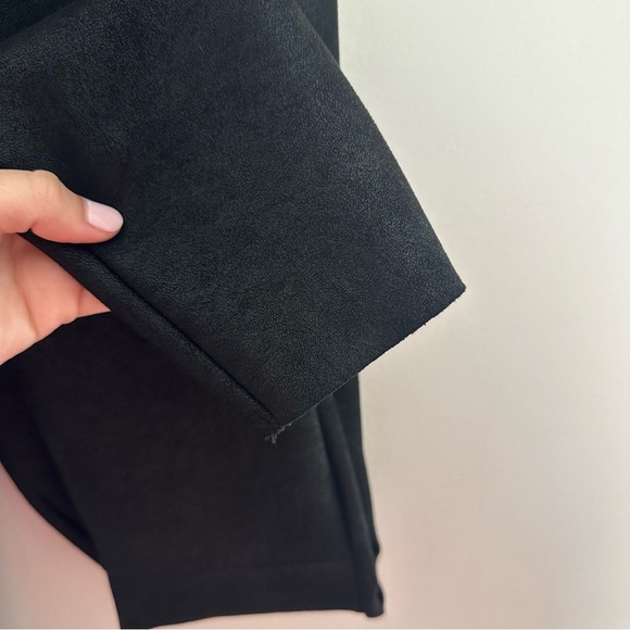 COMMANDO- Faux Suede Legging Black Smoothing Waistband Stretch - Picture 3 of 7